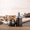 Black Pepper and Spice Grinder, Manual Pepper Mill with Handle - CRYSTALIA GLASS